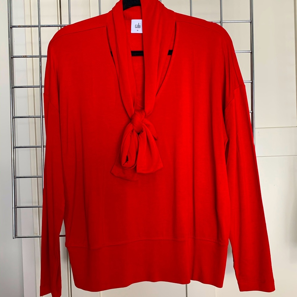 CabiTessTee buttery soft blouse/dressy T easy wear, washable, dress up or down